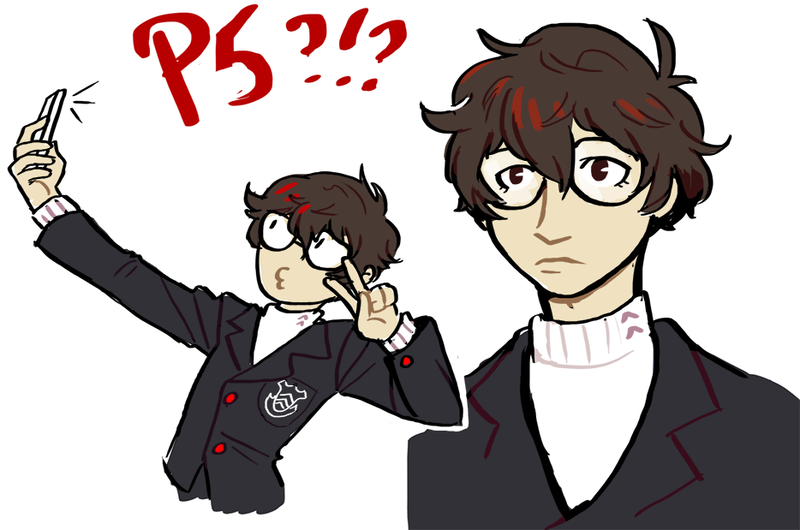 Illustration for article titled The Internet reacts to Persona 5's new hero with glorious fan art